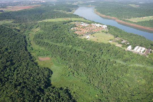 Sede (em 2015) da Unila dentro de Itaipu, existe uma Universidade dentro da usina